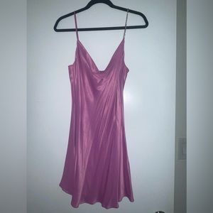 Zara mini slip dress with rhinestone strap